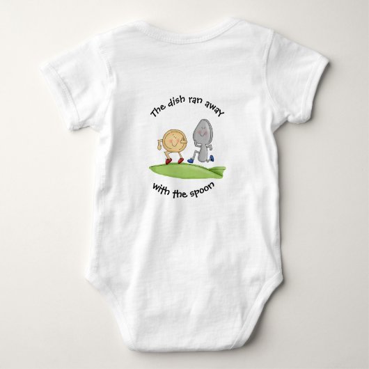 Hey Diddle, De Schotel Ging Weg Met De Lepel Romper (Achterkant)