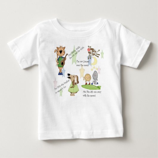 Hey Diddle Diddle - Baby T-Shirt (Voorkant)