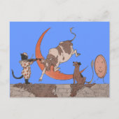 Hey Diddle Diddle Briefkaart (Voorkant)