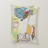 Hey Diddle Diddle De Kat en de Viool Rijm Accent Kussen (Achterkant (Verticaal))