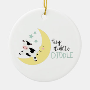 Hey Diddle Diddle Keramisch Ornament