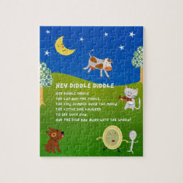 Hey Diddle Diddle Nursery Rhyme Puzzle Legpuzzel