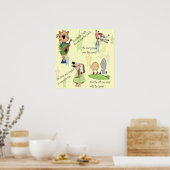 Hey Diddle Diddle - Poster (Keuken)