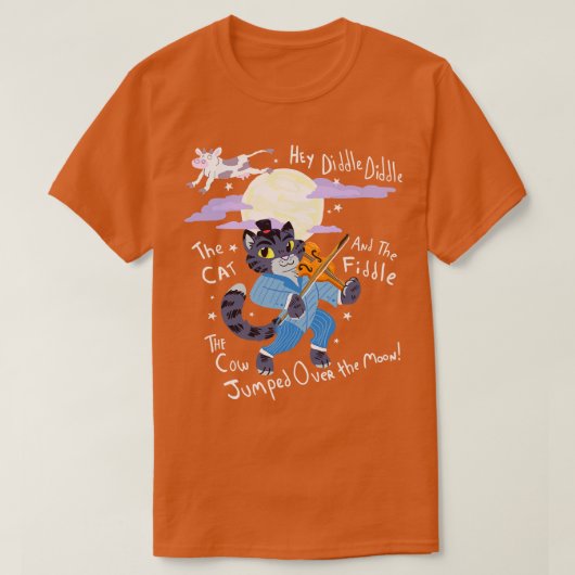 Hey Diddle Diddle T-shirt (Design voorkant)