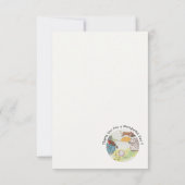 Hey Diddle Diddle Verjaardagsfeest Collectie Bedankkaart (Achterkant)