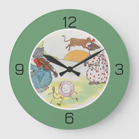 Hey Diddle Diddle Verjaardagsfeest Collectie Grote Klok (Voorkant)