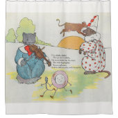 Hey Diddle The Cat en het vioolrijm Douchegordijn (Voorkant)