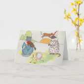 Hey Diddle The Cat en het vioolrijm Kaart (Gele Bloem)