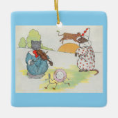 Hey Diddle The Cat en het vioolrijm Keramisch Ornament (Voorkant)