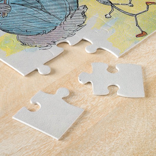 Hey Diddle The Cat en het vioolrijm Legpuzzel (Zijkant)