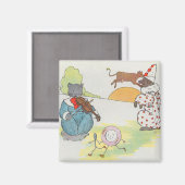 Hey Diddle The Cat en het vioolrijm Magneet (Voorkant / Achterkant)