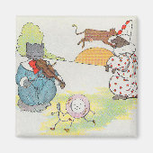 Hey Diddle The Cat en het vioolrijm Magneet (Voorkant)