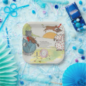 Hey Diddle The Cat en het vioolrijm Papieren Bordje (Feest)