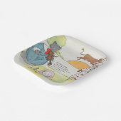 Hey Diddle The Cat en het vioolrijm Papieren Bordje (Gebogen)