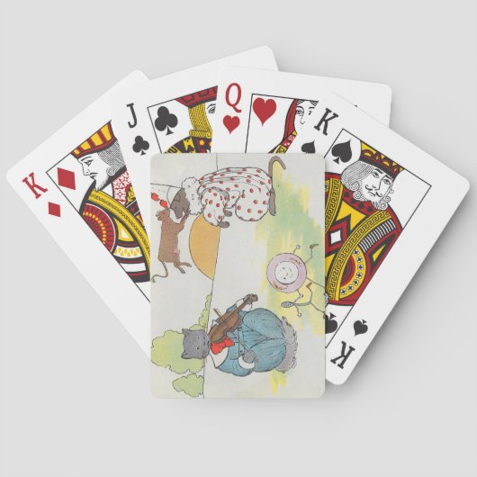 Hey Diddle The Cat en het vioolrijm Pokerkaarten (Achterkant)