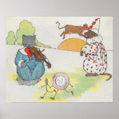 Hey Diddle The Cat en het vioolrijm Poster (Voorkant)