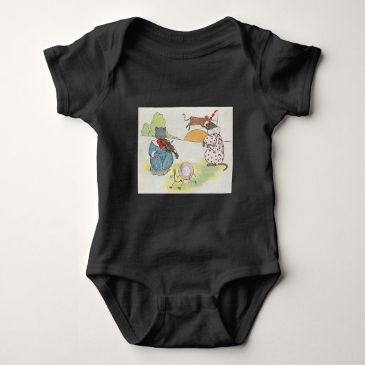 Hey Diddle The Cat en het vioolrijm Romper (Voorkant)