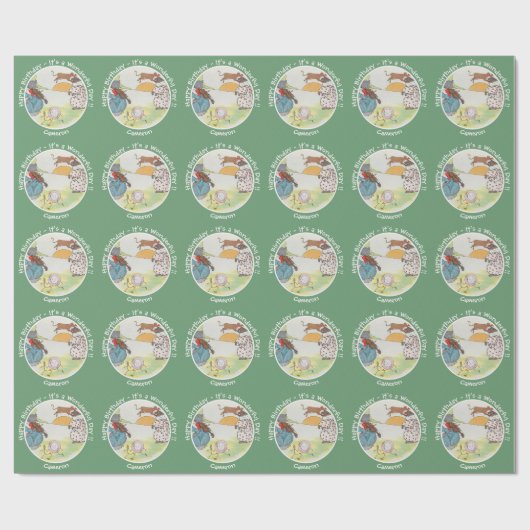 Hey Diddle verjaardagsfeestje Collectie Cadeaupapier (Vlak)