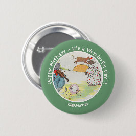 Hey Diddle verjaardagsfeestje Collectie Ronde Button 5,7 Cm