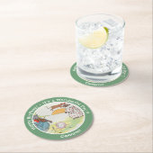 Hey Diddle verjaardagsfeestje Collectie Ronde Kartonnen Onderzetter (Insitu)