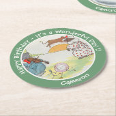 Hey Diddle verjaardagsfeestje Collectie Ronde Kartonnen Onderzetter (Gebogen)