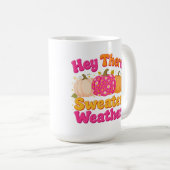 Hey Er Trui Weer Pompoen Herfst Koffiemok (Voorkant rechts)