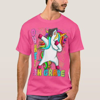 Hey Fifth Grade Rainbow Unicorn 1st Day Of School  T-shirt