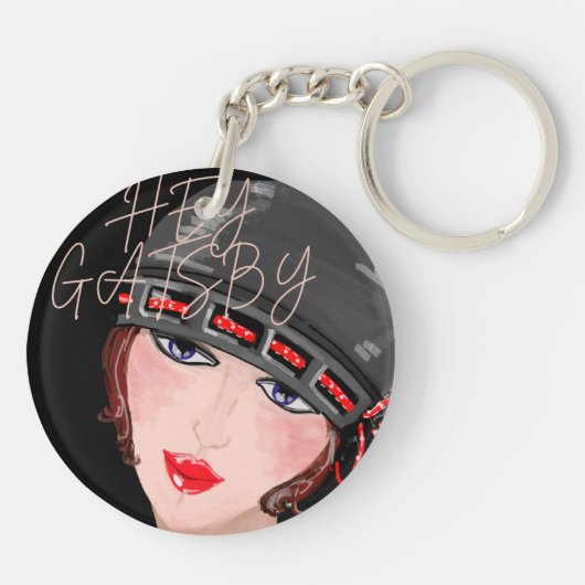 Hey Gatsby Sleutelhanger (Achterkant)