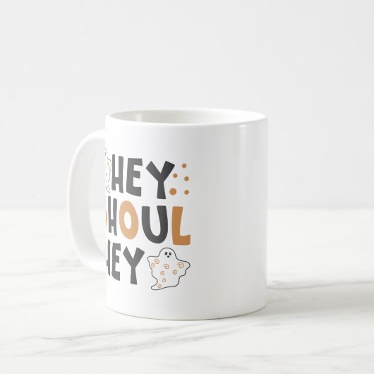 Hey Ghoul Hey Coffee Mok (Voorkant links)