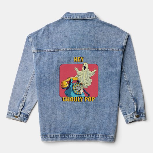Hey Ghouly Pop Denim Jacket (Achterkant)