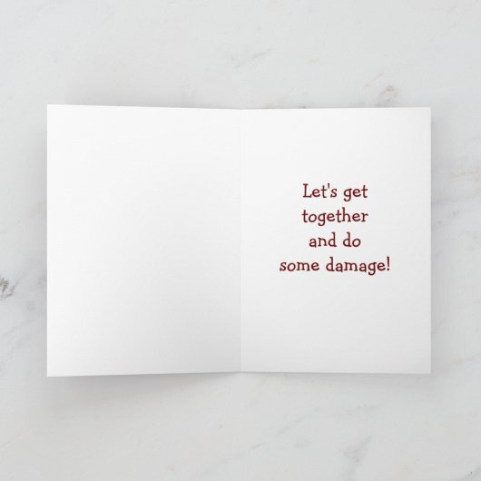 HEY GIRL FRIEND-IT IS UW BIRTHDAY (LATEN ZIEN) KAART (Binnen)