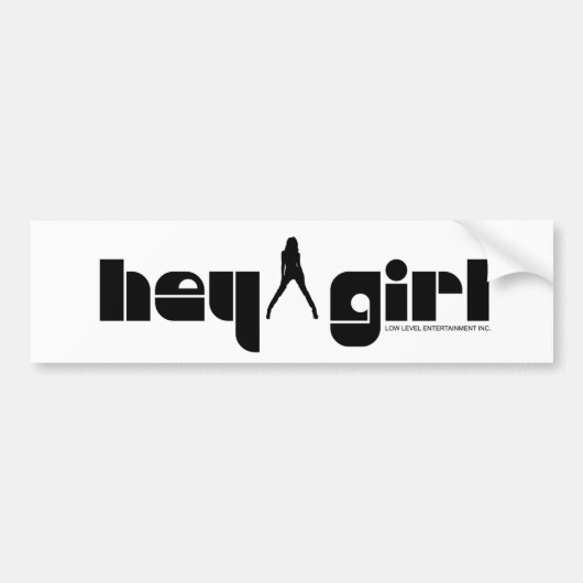 Hey Girl Sticker (Voorkant)