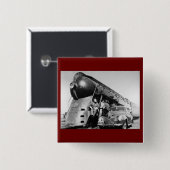 Hey Good Lookin  New York Central Railroad Vierkante Button 5,1 Cm (Voorkant /achterkant)