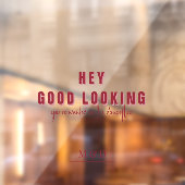 Hey Good Looking | Trouw Monogram Raamsticker (Vel 2)