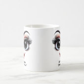 Hey Gorgeous, Fabulous Eyes Funny Face Koffiemok (Center)