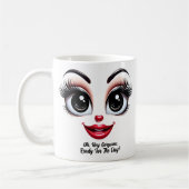 Hey Gorgeous, Fabulous Eyes Funny Face Koffiemok (Links)