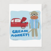 Hey Grease Monkey Briefkaart (Voorkant)