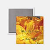 Hey Grote Zus Ik Hou Van Je! magneet geschenken Rh (Voorkant / Achterkant)