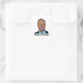 Hey, het is Doug Vierkante Sticker (Tas)