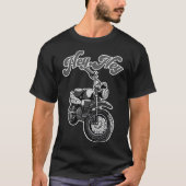 Hey, Hey Motorcycle mini bike moto Aap grappig T-shirt (Voorkant)