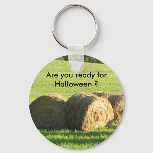 Hey ho, klaar voor Halloween? Sleutelhanger (Voorkant)