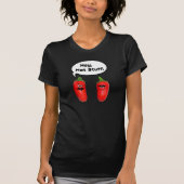 Hey Hot Stuff Chilies T-shirt (Voorkant)