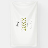 Hey it's new year add year gold black simple. Mini Spandoek (Verticaal)