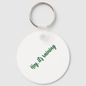 Hey' It's Raining Sleutelhanger (Achterkant)