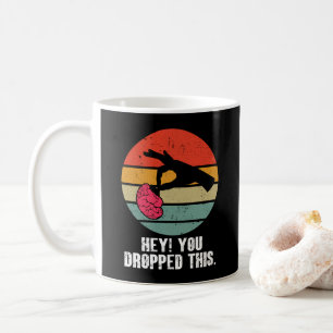 Hey je liet dit brein grappige meme grap retro koffiemok
