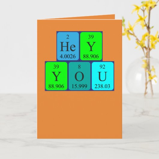 Hey Je Verjaardagskaart 2 Kaart (Gele Bloem)