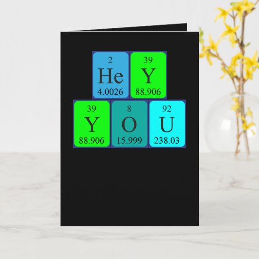 Hey Je Verjaardagskaart 6 Kaart (Gele Bloem)