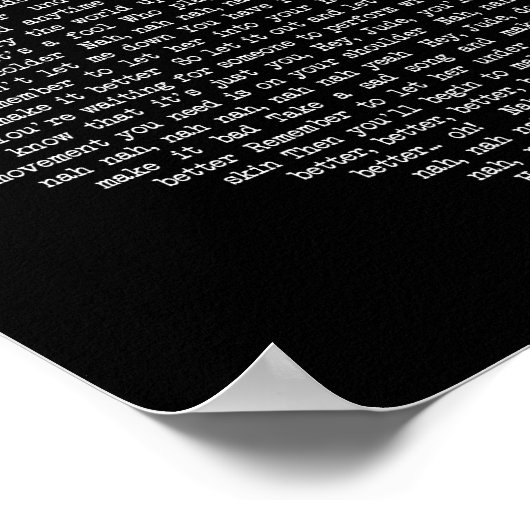 Hey Jude Black Heart Wall Art Song Lyric Print (Hoek)