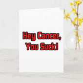 Hey Kanker, je bent klote! Kaart (Gele Bloem)