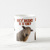 Hey kerel ben je oké hang-over Man bruidegom Koffiemok (Center)